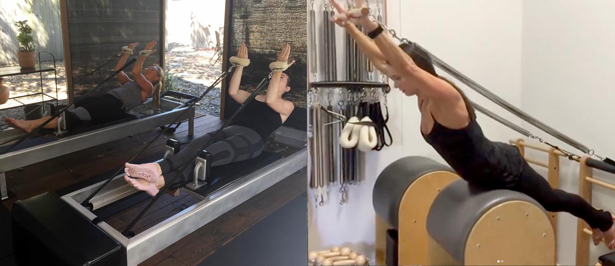 Pilates Reformer Private Class Leather Barrel Swan – DARIEN GOLD – PILATES EXPERT