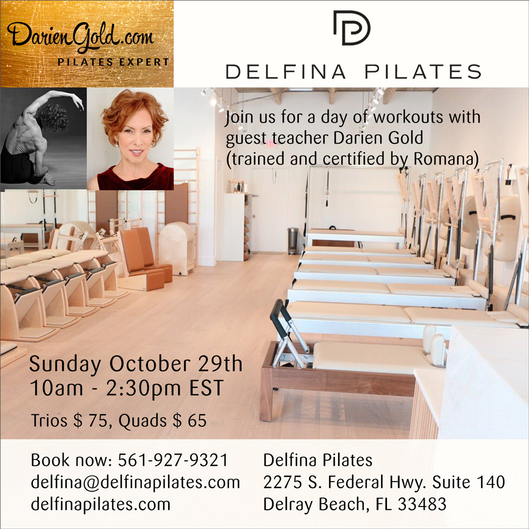 Pilates Workshops Online  – DARIEN GOLD – PILATES EXPERT