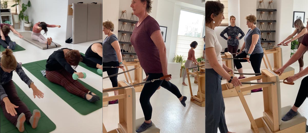 Darien Gold Live In-studio Pilates Workshop Armchairs at NICE Studio, San Francisco – DARIEN GOLD – PILATES EXPERT